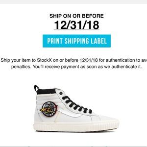 Vans X NASA SK8 high Top sneakers